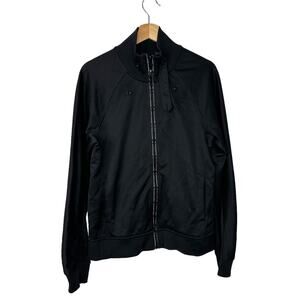Armani Exchange Black Athletic Jacket Logo Men's Medium